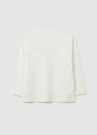 Baieti 3-10 ANI - OVS Kids Bluza Alba Baieti 3-10 Ani