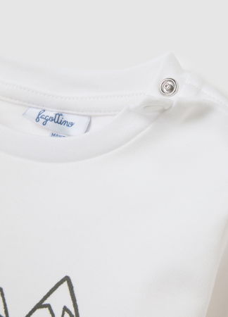 Мальчики 9-36 МЕСЯЦЕВ - OVS Kids Свитшот Для Мальчиков Белый 9-36 Месяцев