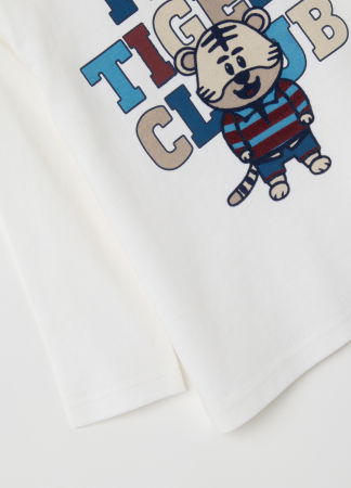 Толстовки - OVS Kids Свитшот Для Мальчиков Белый 9-36 Месяцев