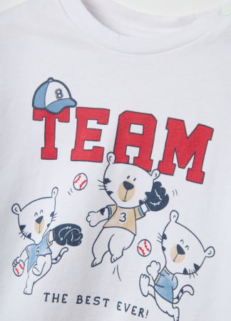 BAIETI - OVS Kids Bluza Alba Baieti 9-36 Luni