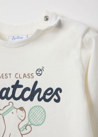 Мальчики 9-36 МЕСЯЦЕВ - OVS Kids Свитшот Для Мальчиков Белый 9-36 Месяцев