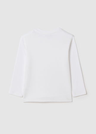 Hanorace - OVS Kids Bluza Alba Baieti 9-36 Luni