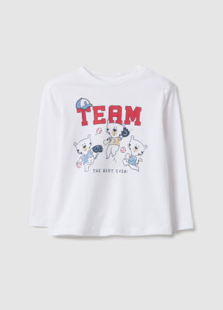 BAIETI - OVS Kids Bluza Alba Baieti 9-36 Luni