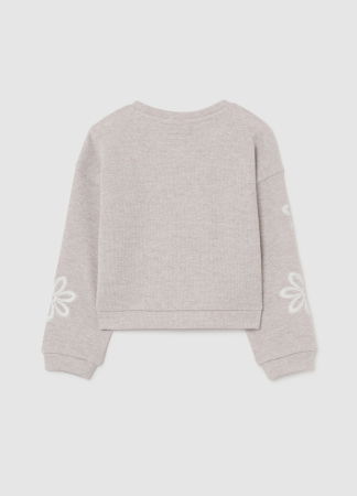 Толстовки - OVS Kids Свитшот Для Девочек Beige Melange 3-10 Лет