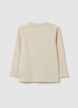 BAIETI - OVS Kids Bluza Bej Baieti 3-10 Ani