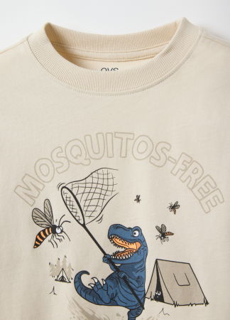 BAIETI - OVS Kids Bluza Bej Baieti 3-10 Ani