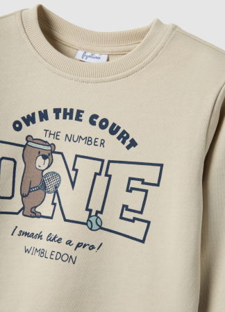 Мальчики 9-36 МЕСЯЦЕВ - OVS Kids Свитшот Для Мальчиков Бежевый 9-36 Месяцев