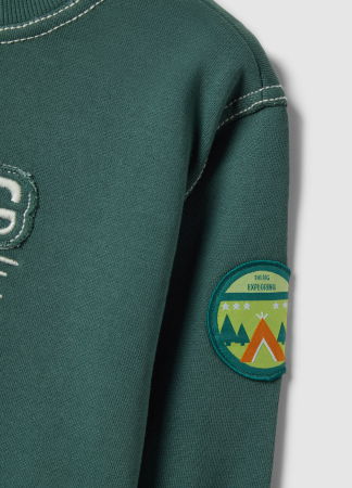 BAIETI - OVS Kids Bluza Bistro Green Baieti 3-10 Ani