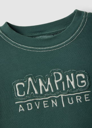 BAIETI - OVS Kids Bluza Bistro Green Baieti 3-10 Ani