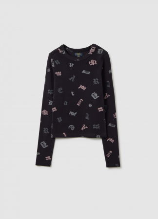 Fetite 10-15 ANI - OVS Kids Bluza Black Beauty  Fete 10-15 Ani