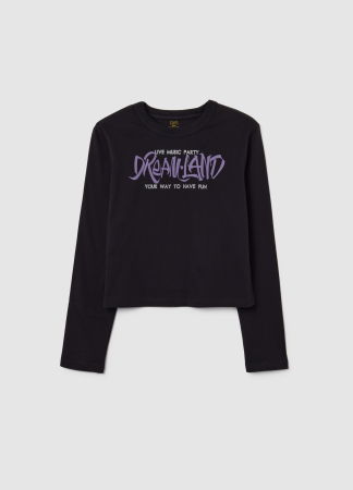 Fetite 10-15 ANI - OVS Kids Bluza Black Beauty  Fete 10-15 Ani