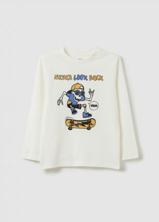 BAIETI - OVS Kids Bluza Blanc De Blanc Baieti 3-10 Ani