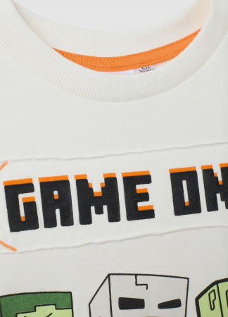 Hanorace - OVS Kids Bluza Blanc De Blanc Baieti 3-10 Ani