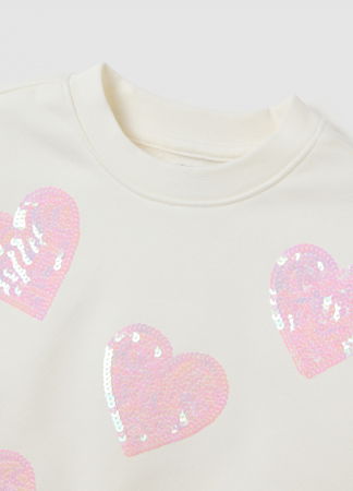 OVS Kids Свитшот Для Девочек Blanc De Blanc 3-10 Лет [2]