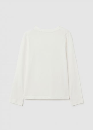 Fetite 3-10 ANI - OVS Kids Bluza Blanc De Blanc Fete 3-10 Ani