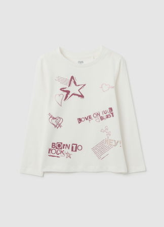 Толстовки - OVS Kids Свитшот Для Девочек Blanc De Blanc 3-10 Лет