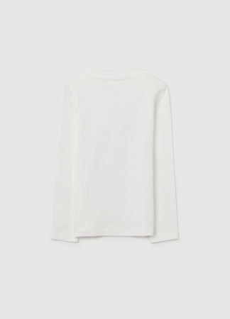 Fetite 3-10 ANI - OVS Kids Bluza Blanc De Blanc Fete 3-10 Ani