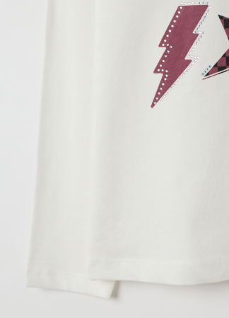 Fetite 3-10 ANI - OVS Kids Bluza Blanc De Blanc Fete 3-10 Ani