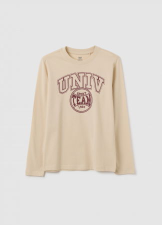 BAIETI - OVS Kids Bluza Bleached Sand Baieti 10-15 Ani