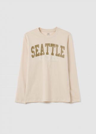 BAIETI - OVS Kids Bluza Bleached Sand Baieti 10-15 Ani