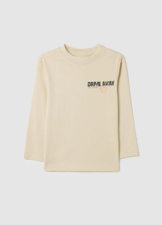 Baieti 3-10 ANI - OVS Kids Bluza Bone White Baieti 3-10 Ani