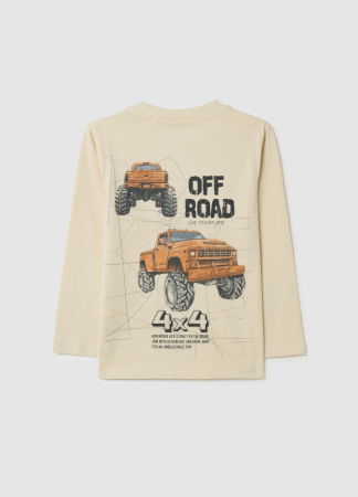 Baieti 3-10 ANI - OVS Kids Bluza Bone White Baieti 3-10 Ani