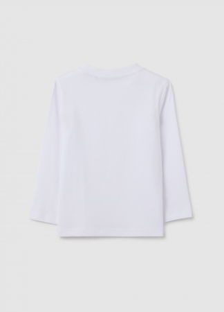 BAIETI - OVS Kids Bluza Bright White Baieti 3-10 Ani