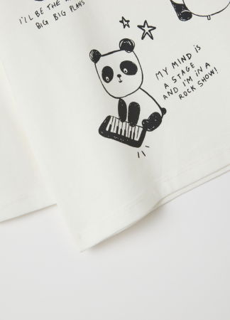 OVS Kids Bluza Bright White Baieti 9-36 Luni [2]