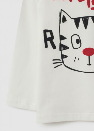 BAIETI - OVS Kids Bluza Bright White Baieti 9-36 Luni