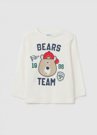 BAIETI - OVS Kids Bluza Bright White Baieti 9-36 Luni