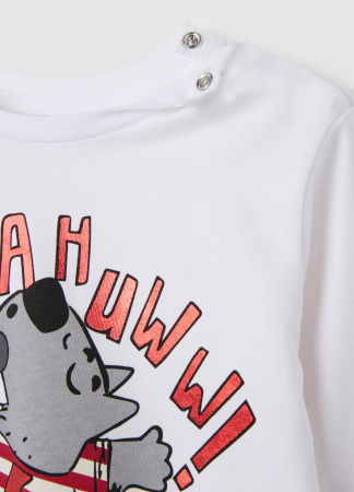 BAIETI - OVS Kids Bluza Bright White Baieti 9-36 Luni