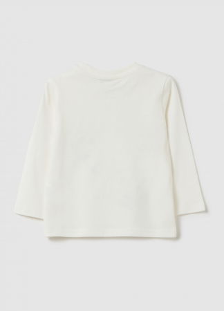 OVS Kids Bluza Bright White Baieti 9-36 Luni [3]