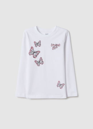 ДЕВОЧКИ - OVS Kids Свитшот Для Девочек Bright White 3-10 Лет