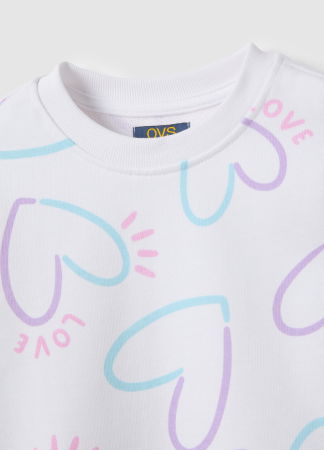 FETE - OVS Kids Bluza Brilliant White Fete 3-10 Ani