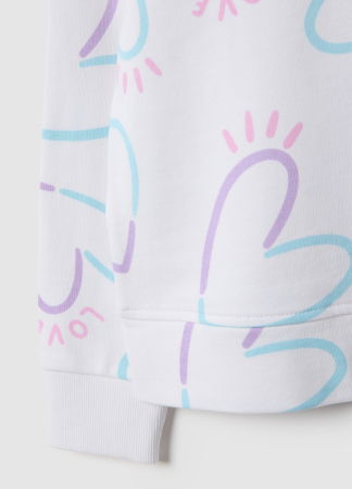 FETE - OVS Kids Bluza Brilliant White Fete 3-10 Ani