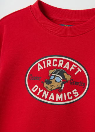 BAIETI - OVS Kids Bluza Chinese Red Baieti 3-10 Ani