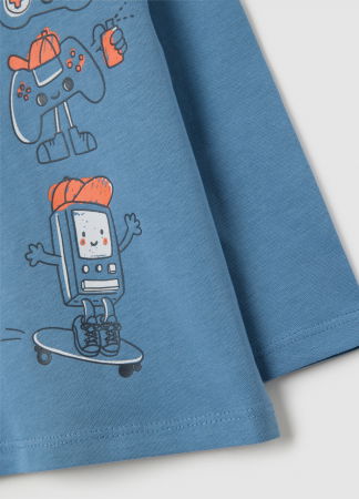 Baieti 9-36 LUNI - OVS Kids Bluza Copen Blue Baieti 9-36 Luni