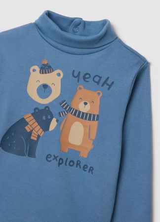 Мальчики 9-36 МЕСЯЦЕВ - OVS Kids Свитшот Для Мальчиков Coronet Blue 9-36 Месяцев