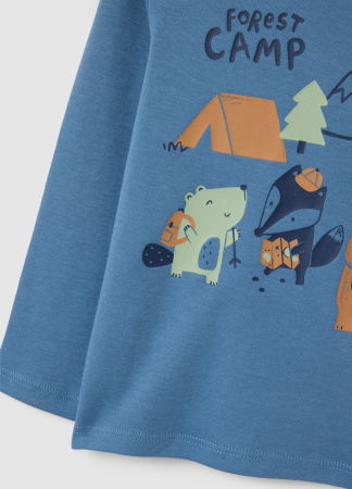 Мальчики 9-36 МЕСЯЦЕВ - OVS Kids Свитшот Для Мальчиков Coronet Blue 9-36 Месяцев