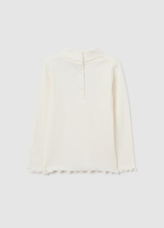 FETE - OVS Kids Bluza Cu Fermuar Alba Fete 9-36 Luni