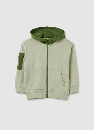 BAIETI - OVS Kids Bluza Cu Fermuar Desert Sage Baieti 3-10 Ani