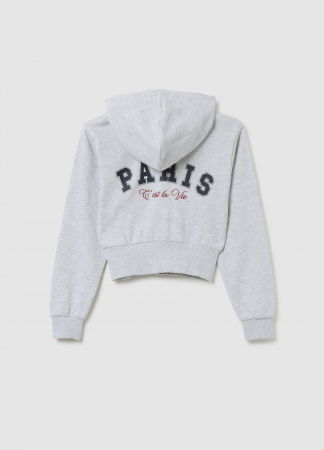 Толстовки - OVS Kids Свитшот На Молнии Для Девочек Серый 10-15 Лет