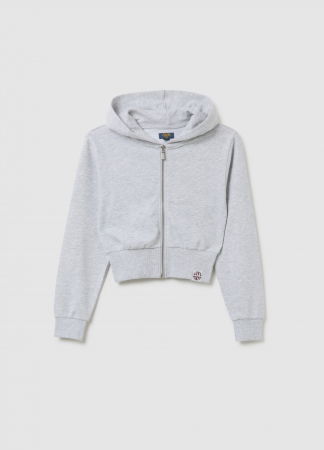 Толстовки - OVS Kids Свитшот На Молнии Для Девочек Серый 10-15 Лет