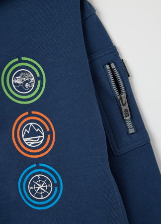 OVS Kids Свитшот На Молнии Для Мальчиков Insignia Blue 3-10 Лет [2]