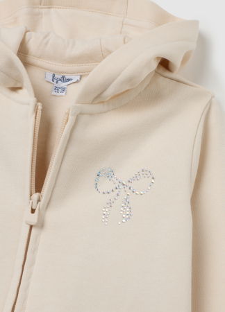 FETE - OVS Kids Bluza Cu Fermuar Vanilla Cream Fete 9-36 Luni