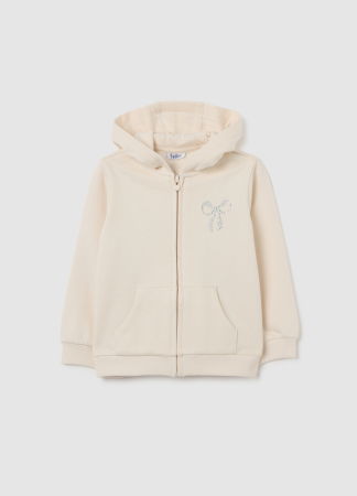 FETE - OVS Kids Bluza Cu Fermuar Vanilla Cream Fete 9-36 Luni