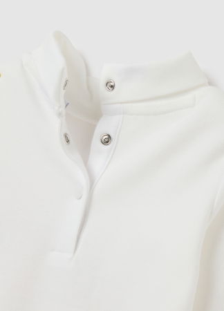 Толстовки - OVS Kids Свитшот На Молнии Для Девочек White Alyssum 9-36 Месяцев