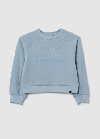 Fetite 3-10 ANI - OVS Kids Bluza Dusty Blue Fete 3-10 Ani