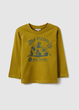 МАЛЬЧИКИ - OVS Kids Свитшот Для Мальчиков Ecru Olive 9-36 Месяцев