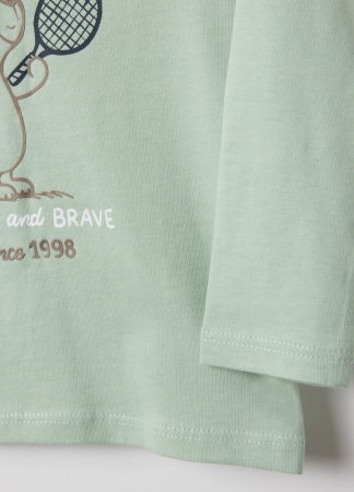 Мальчики 9-36 МЕСЯЦЕВ - OVS Kids Свитшот Для Мальчиков Frosty Green 9-36 Месяцев